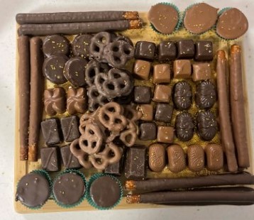 Chocolate charcuterie board - small